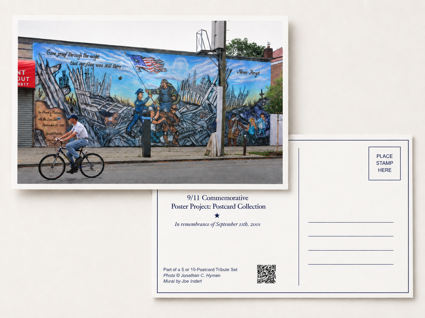 Single postcard